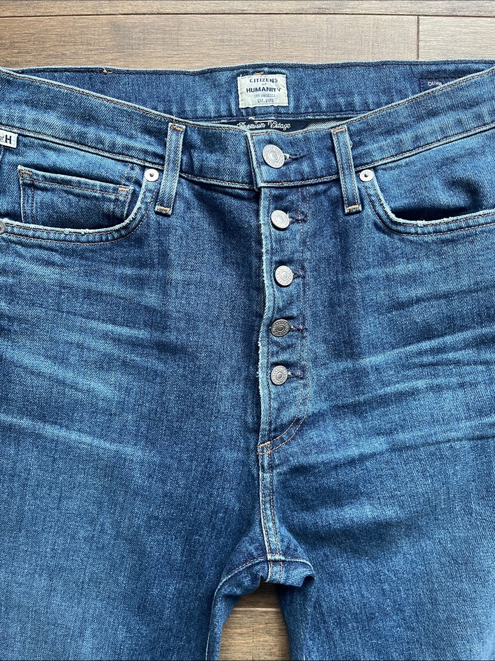 Citizens Of Humanity Olivia High-Rise Slim Premium Denim Jeans - Picture 3 of 11